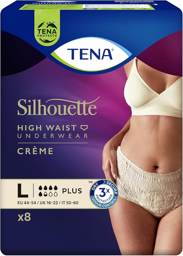 Tena Lady Pants for Incontinence Size L, Pack of 8 Amazon.co.uk
