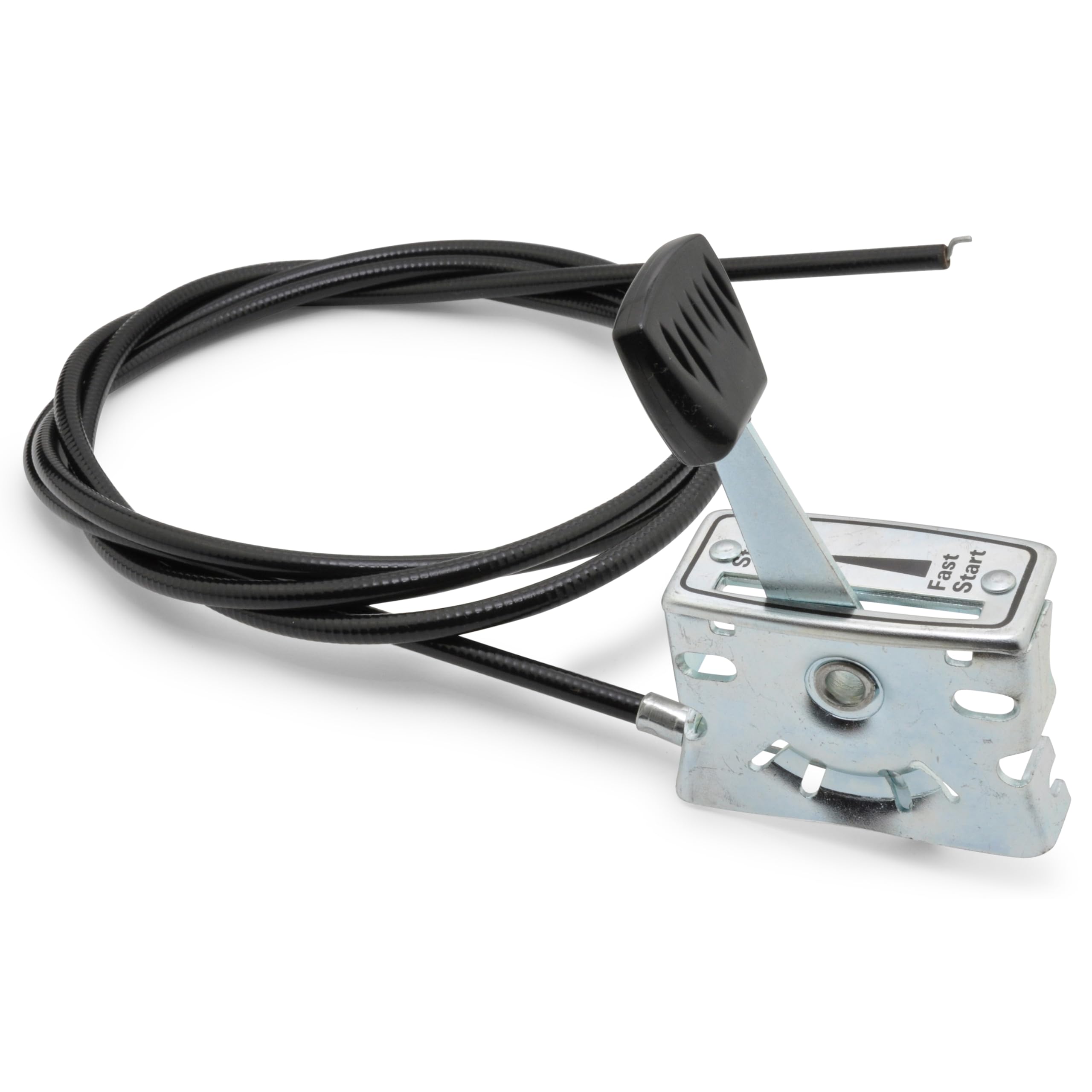 Easyboost Commande de gaz levier manette accélérateur universelle avec gaine et câble rigide pour tondeuse motoculteur à visser avec embout Z