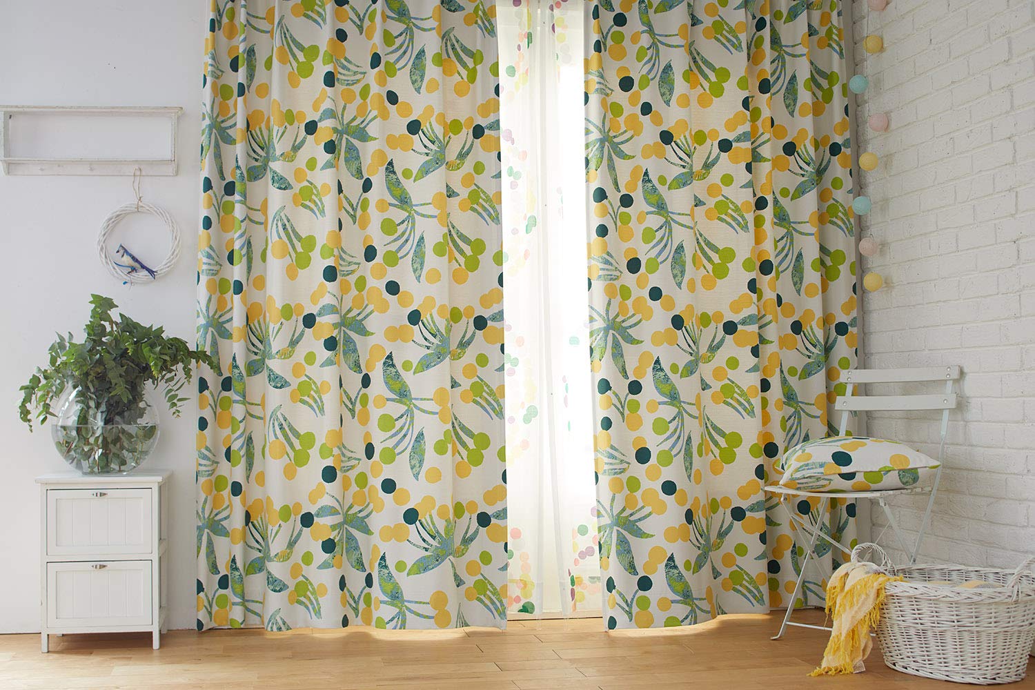 ㊱幅約240㌢×丈約102㌢ 片開き スミノエ ドレープレースセット 販売 ㊱