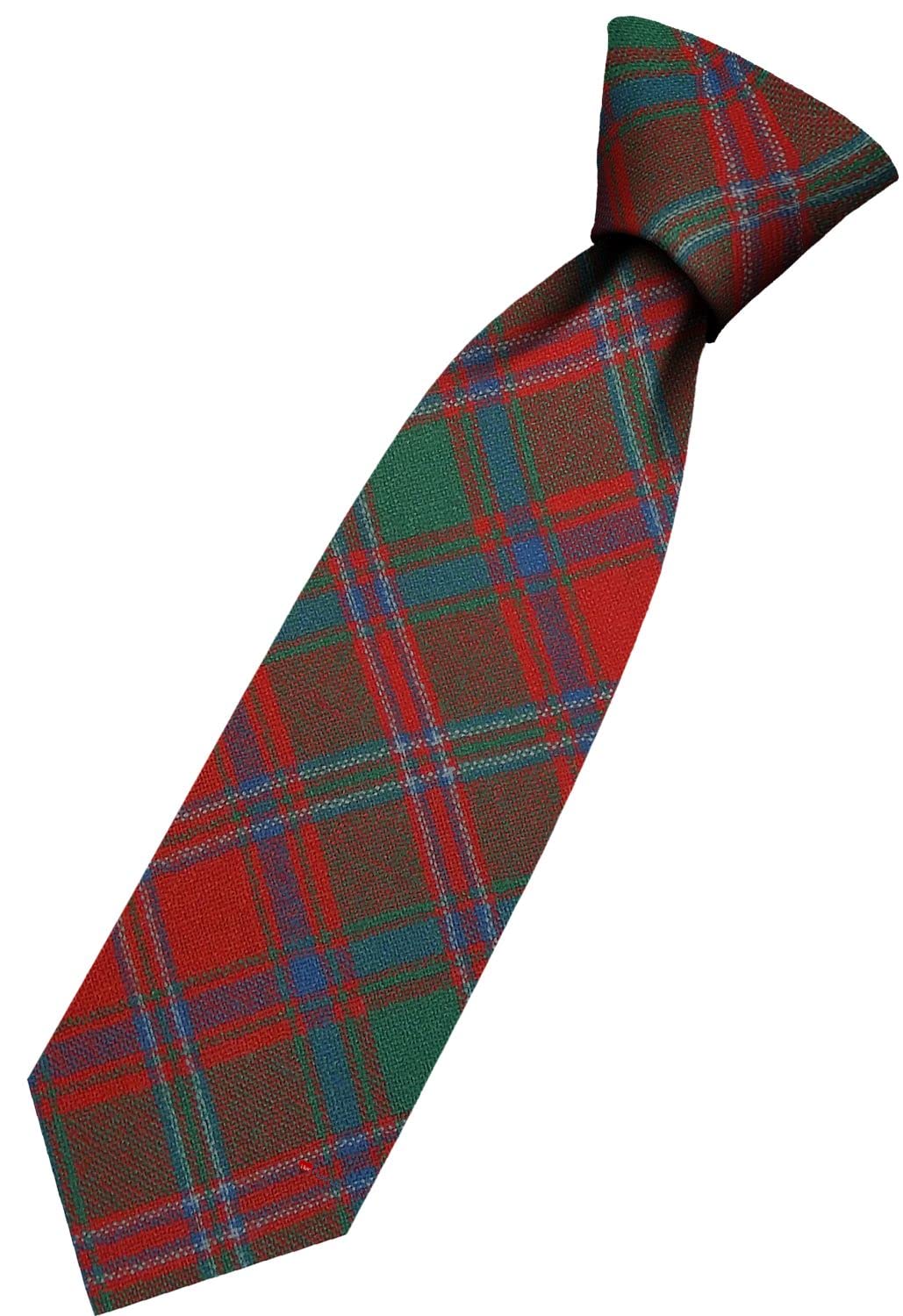 I Luv Ltd Men's Stewart Of Appin Ancient Wool Tie Woven And Hand Made In Scotland In Tartan Scottish Clan Ties
