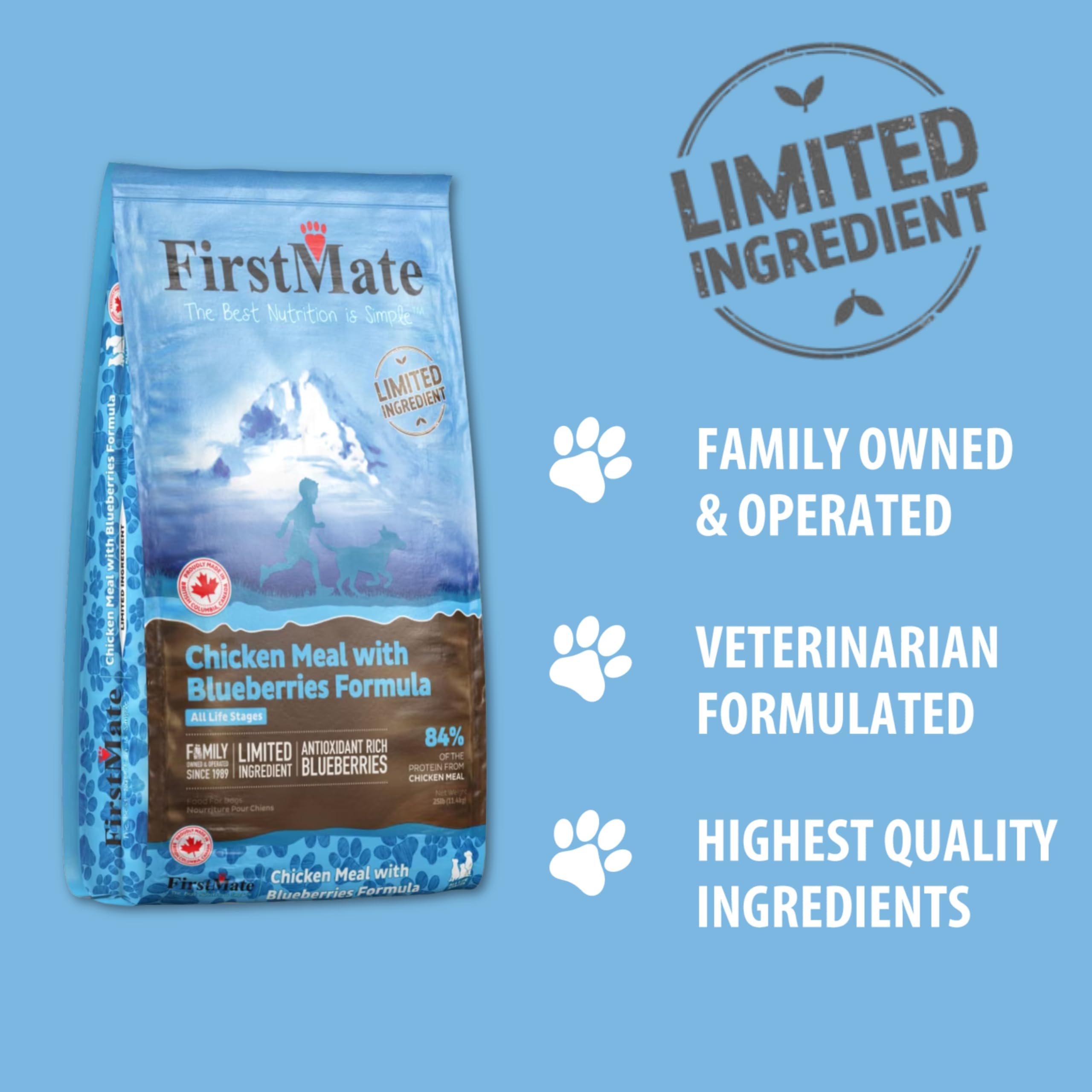 First Mate - Chicken & Blueberries 6,6kg