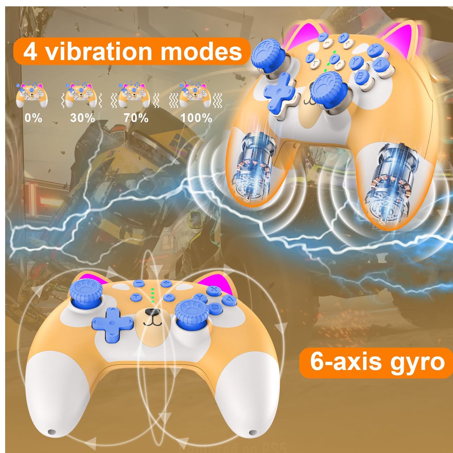 Vibration Modes and 6-Axis Gyroscope Feature
