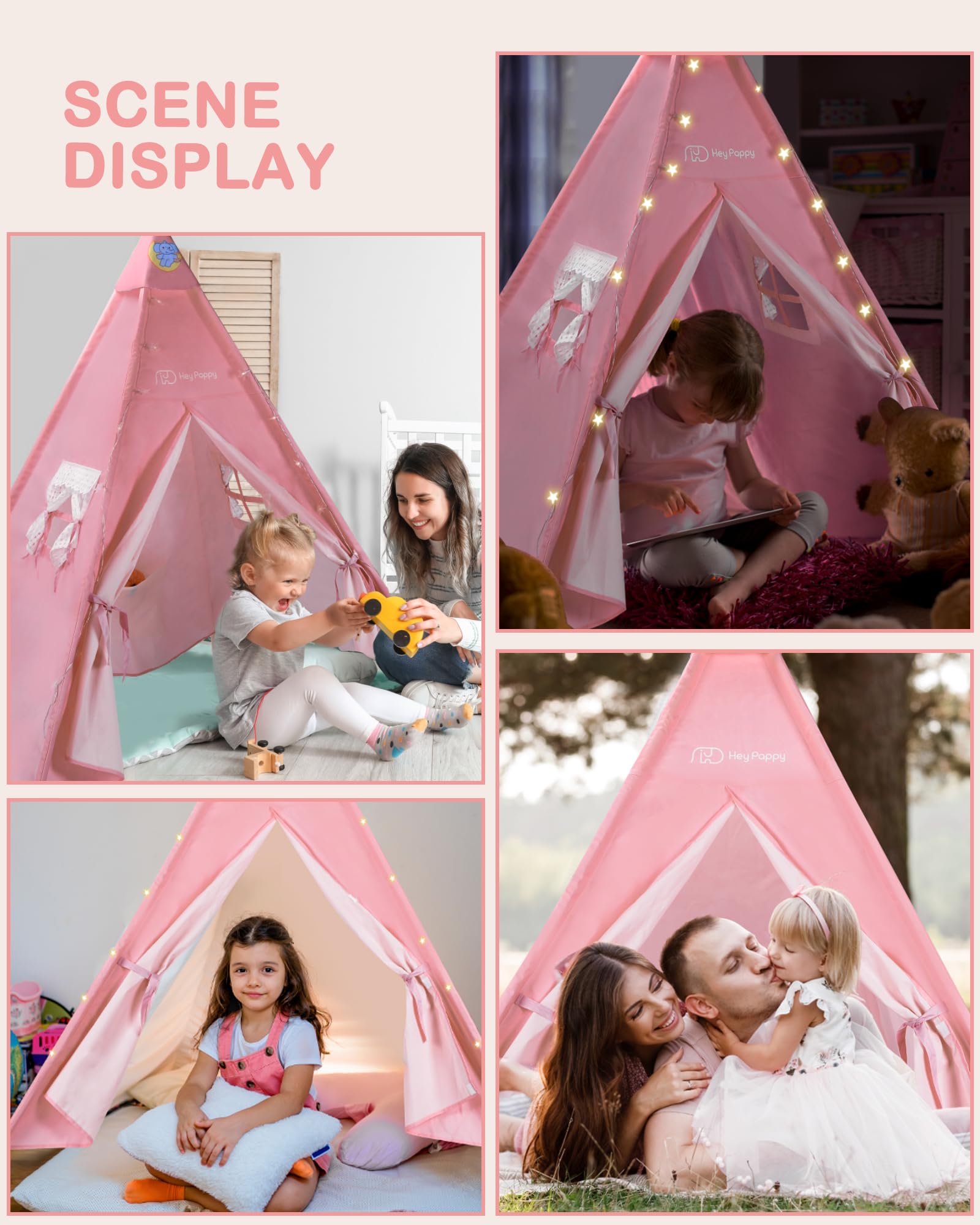 Tipi tent kinderfeestje huren - Bohemian Dreams Thema - Vier je kinderfeestje