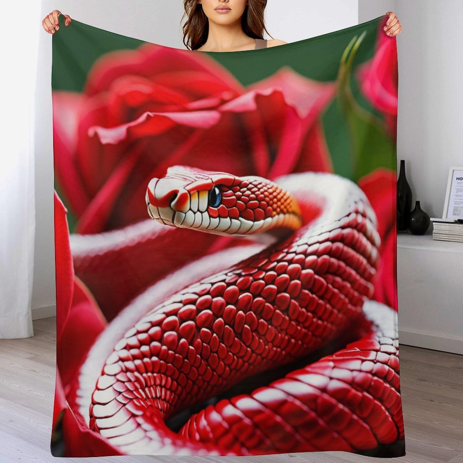 Couvertures moelleuses en red serpent : finis les plaids rêches sur le canapé