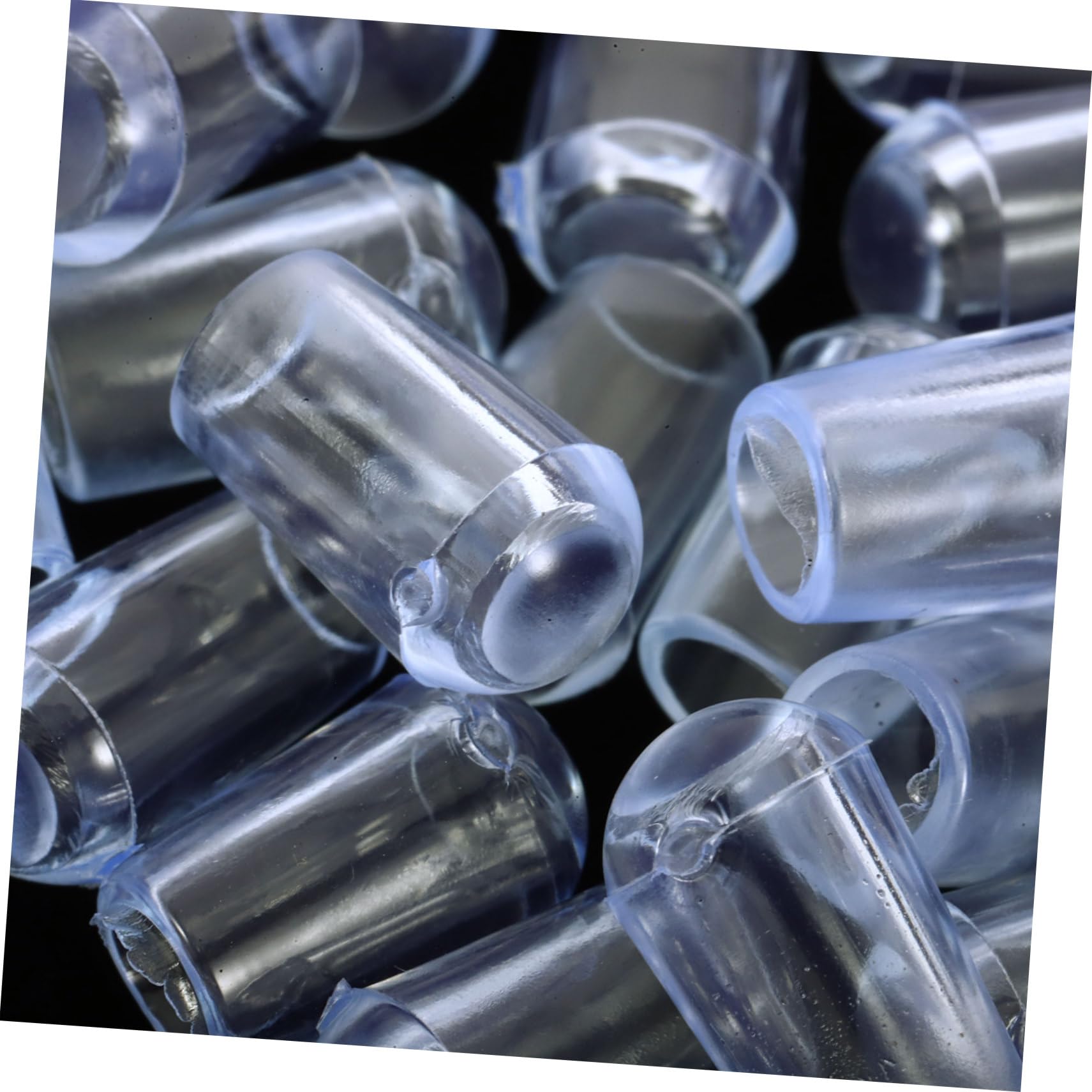 Alipis 100pcs Pvc End Cap Hooks Covers Wall Hanging Hook End Caps Plastic Screw Protectors for Wire Wire Thread Protectors