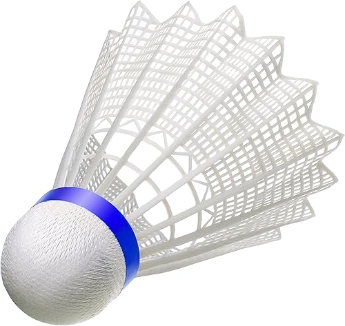 Miniatura 3 de Cannon Sports Volantes de bádminton  Pájaros de bádminton de nailon de velocidad media  Volantes de plástico duradero para bádminton en interiores y