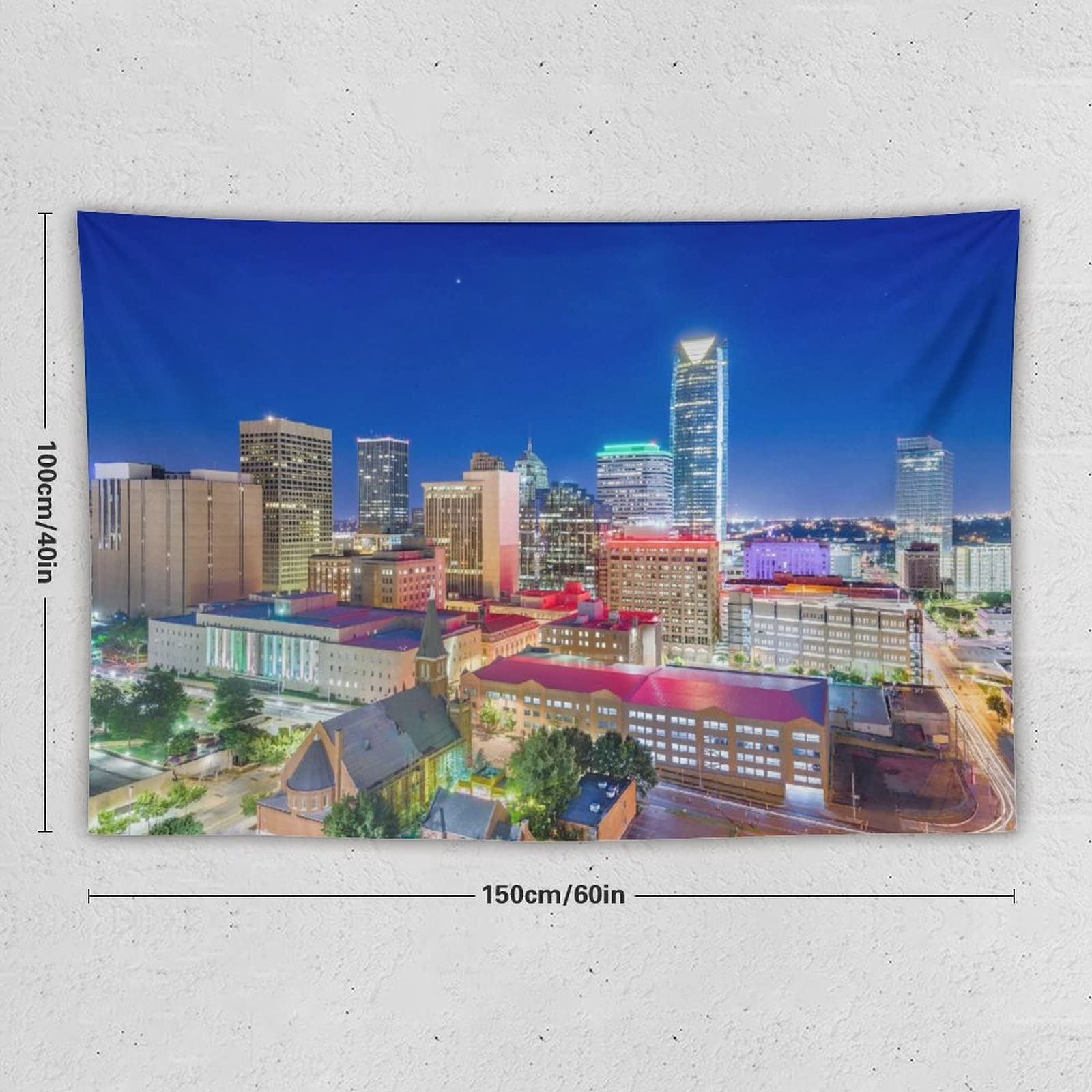 Amazon.com: Landscape Tapestry Oklahoma City, Oklahoma, USA at 40