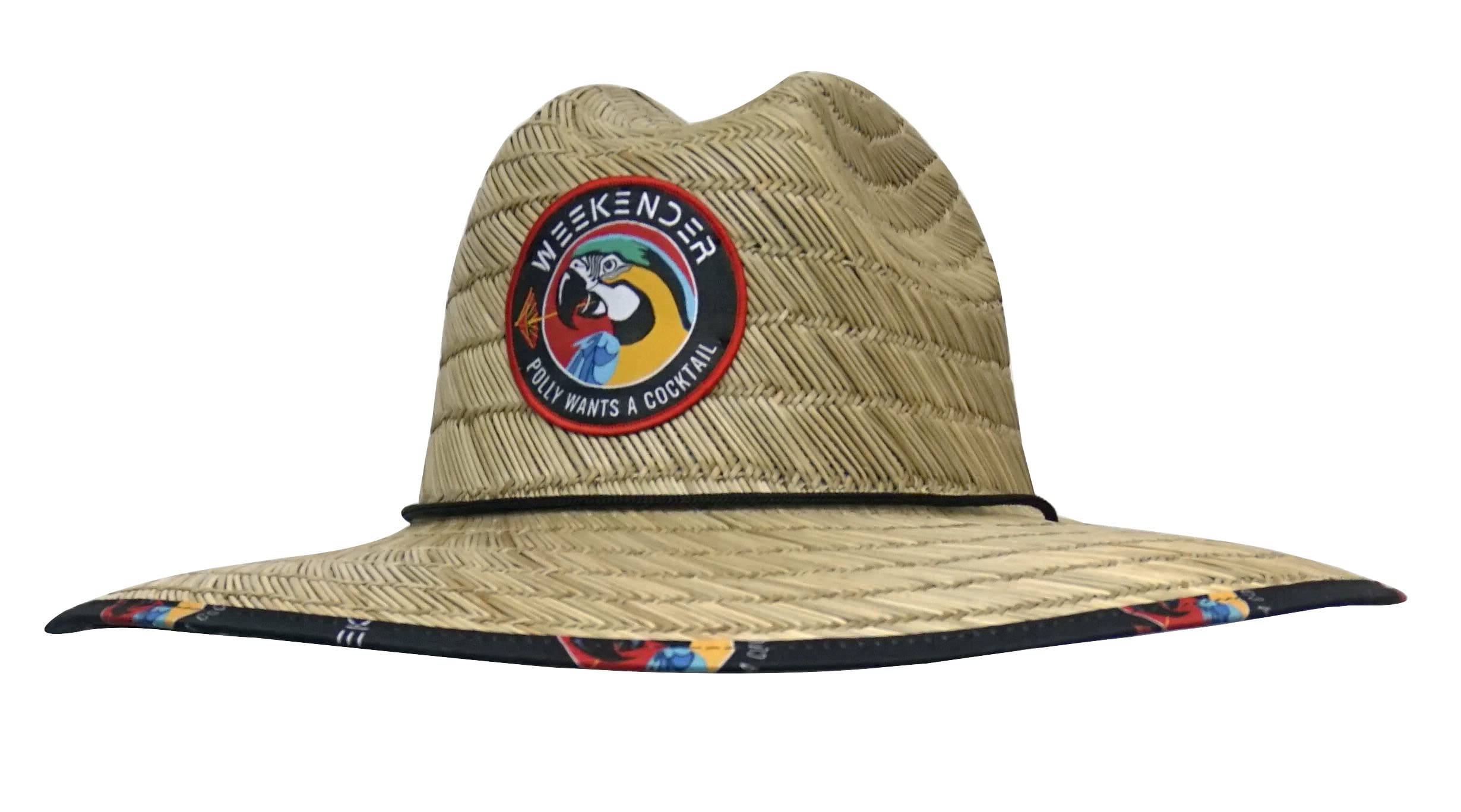 Weekender Sportswear Polly Lifeguard Straw Hat (Large/X-Large, Natural)