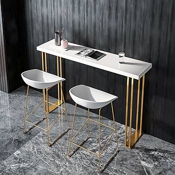 Amazon.com: Industrial counter height bar table,Rectangle