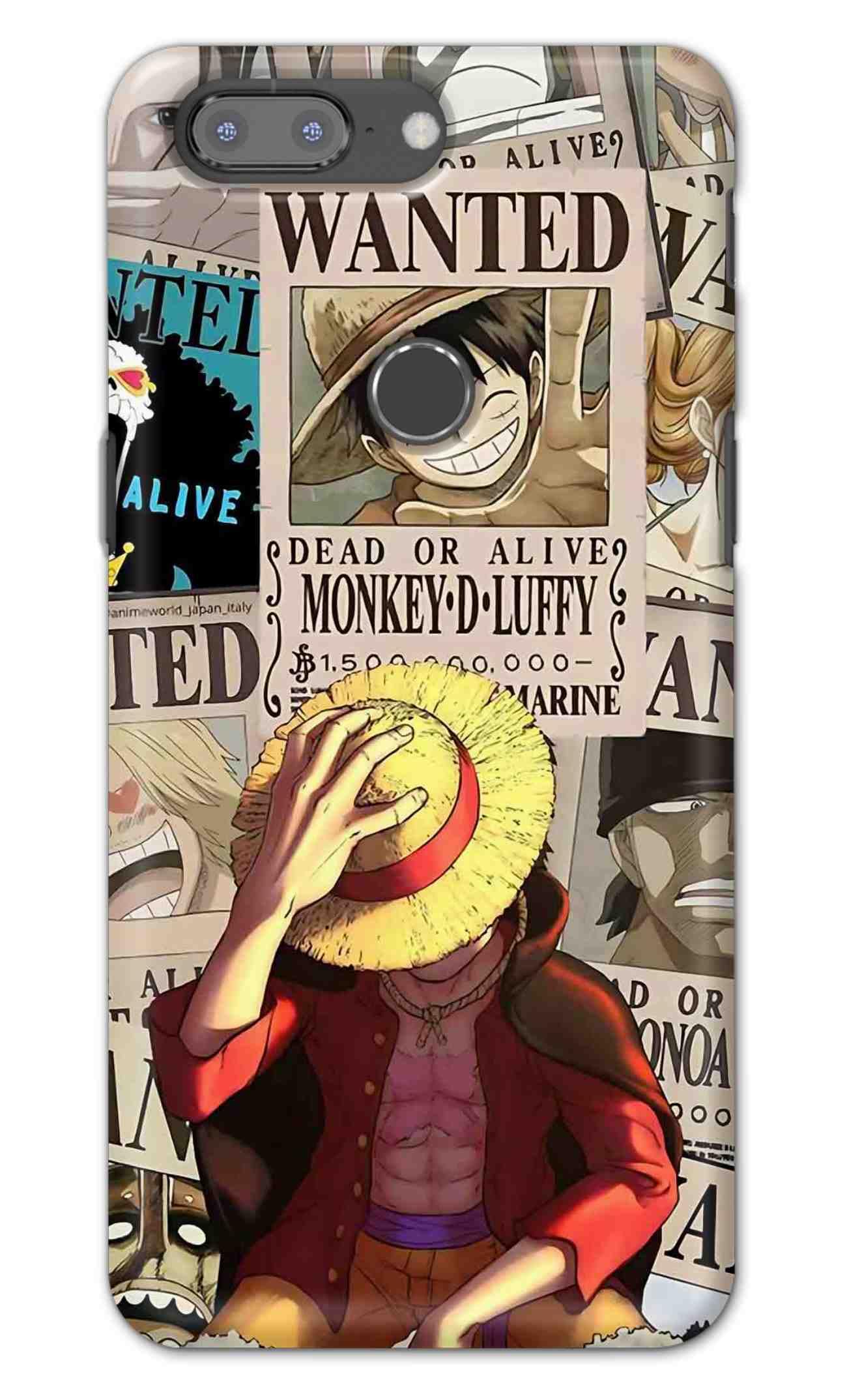 NDCOM for OnePlus 5T Back Cover Case Anime One Piece Wanted Luffy (B0CM44534K) Amazon Price History, Amazon Price Tracker