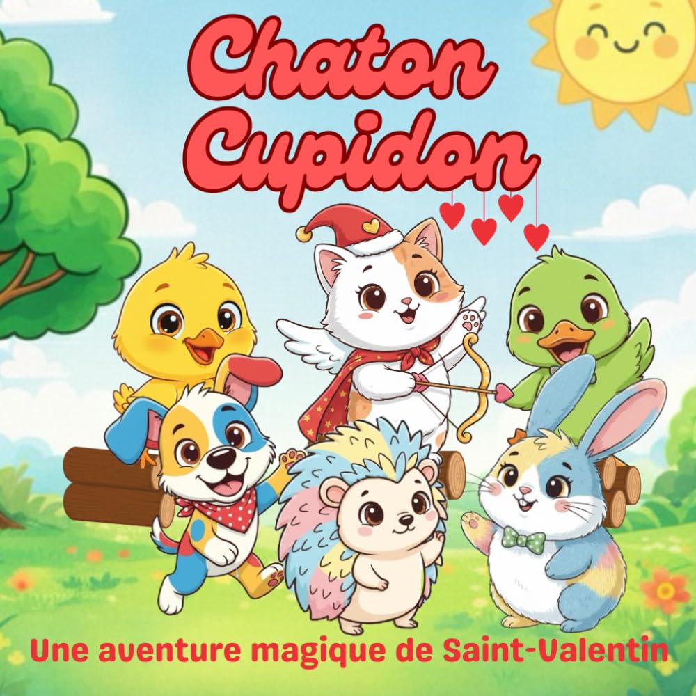 Chaton Cupidon: Une aventure magique de saint Valentin