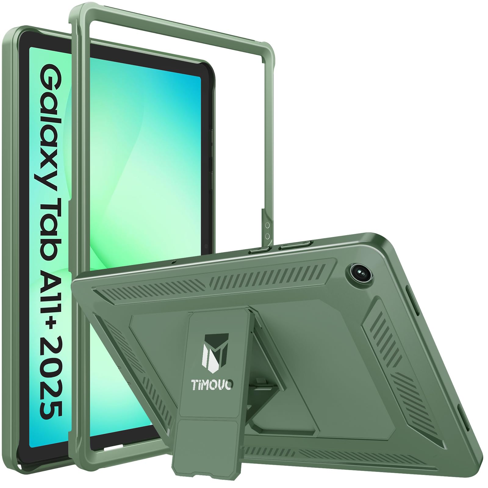 TiMOVO Rugged Case for Samsung Galaxy Tab A11+/A11 Plus 11'',Dark Green | Fit for SM-X230…