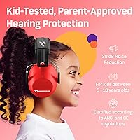 Vista 44 de Vanderfields Kids Ear Protection Earmuffs - Noise Cancelling Headphones for Kids, Autism, Toddler, Children