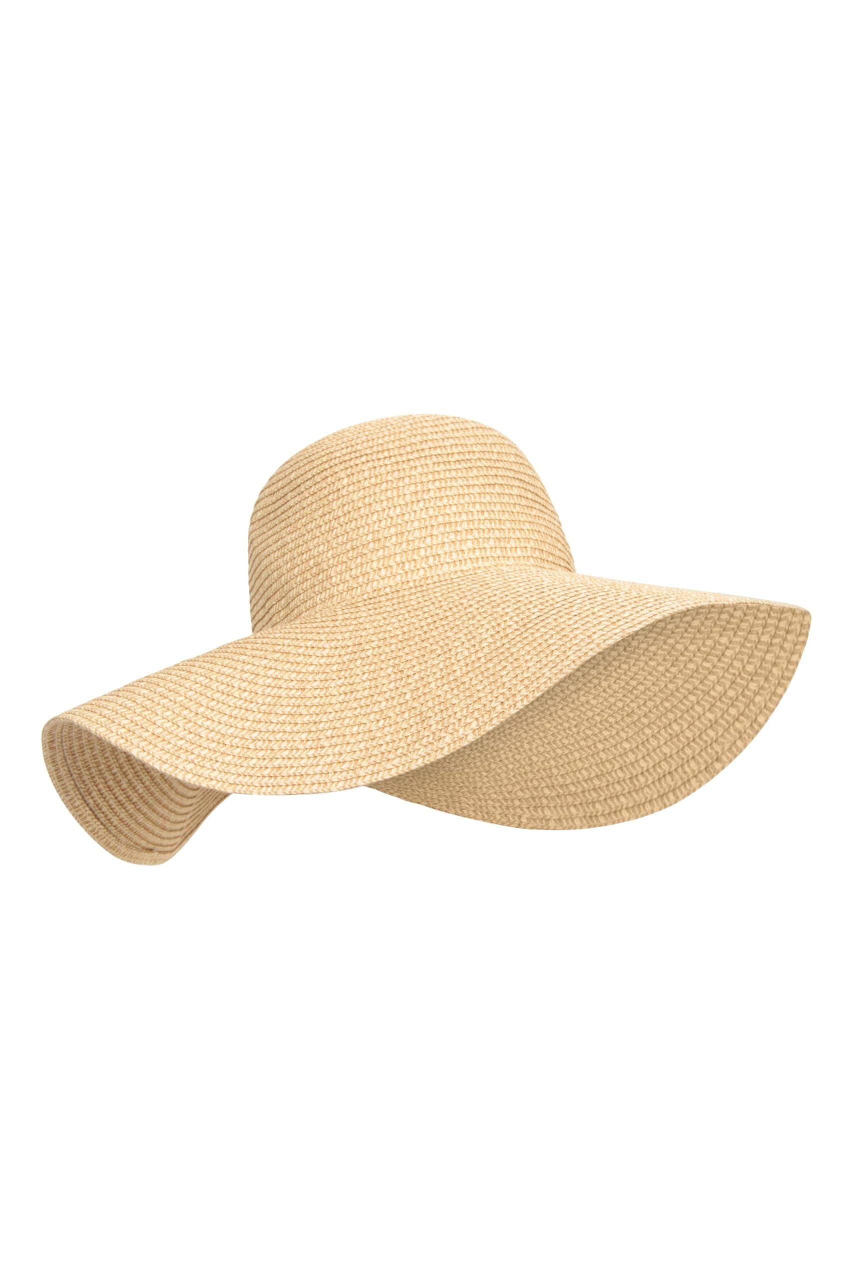 Lily Womens Floppy Sun Hat - Beige