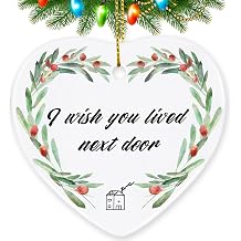 Jocidea Friendship Christmas Decorations - Sentimental Gifts for Women, Bridesmaid, Birthday, Long Distance Friends - Xmas Present