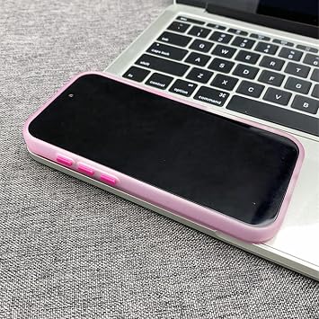 For iPhone17 Pro用 マグネット式 半透明 フロスト加工 スマホケース ワイヤレス充電対応 落下防止 マットカバー（For iPhone17 Pro用/ラベンダー）