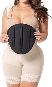 BE SHAPY Abdominal Board with Silicone Bars | Lipo Foam for Liposuction | Tummy Tuck Recovery Must Haves | Tabla Abdominal para Lipo Marcacion