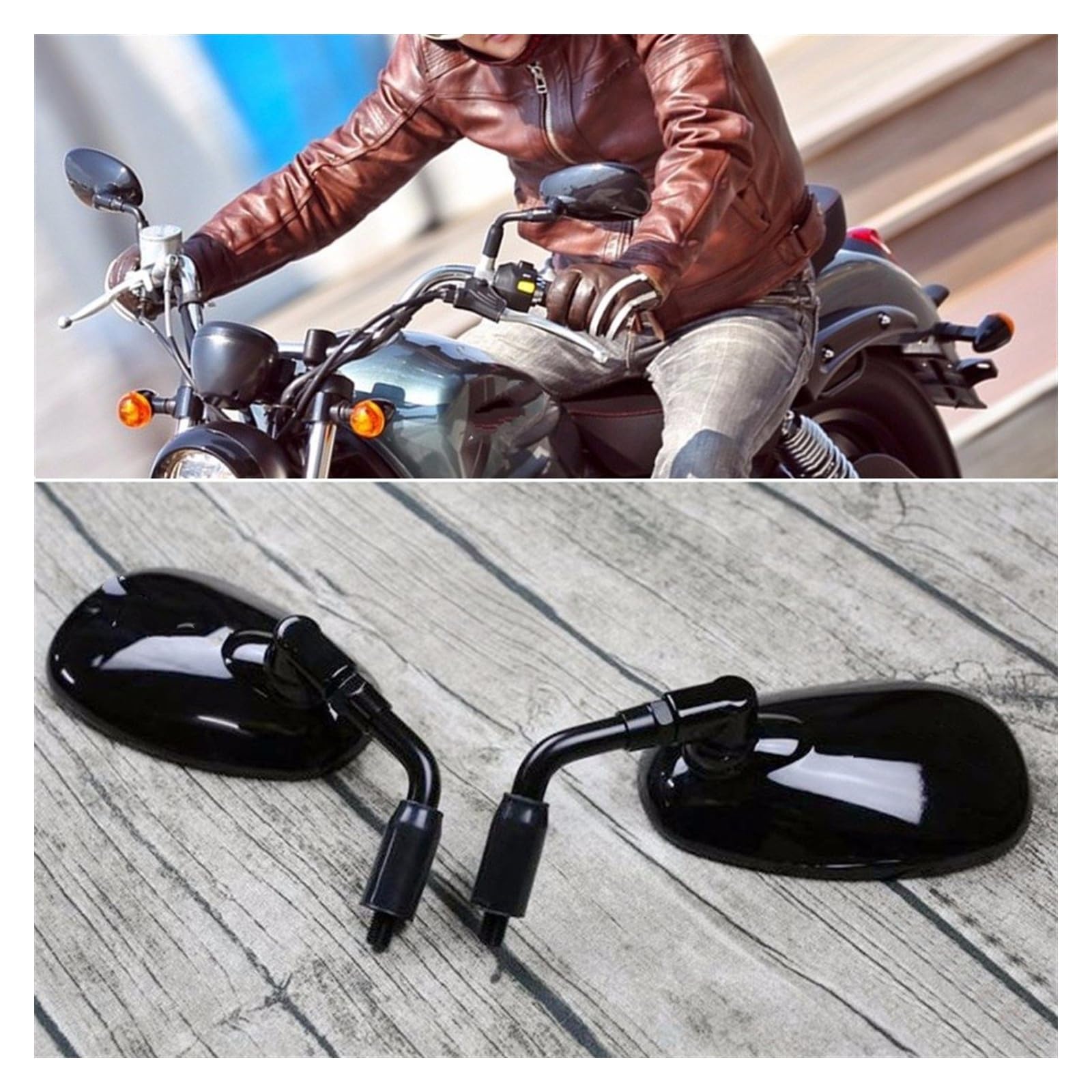 Espejo retrovisor de motocicleta de 10mm para solucionar los puntos ciegos de tu GV250 5