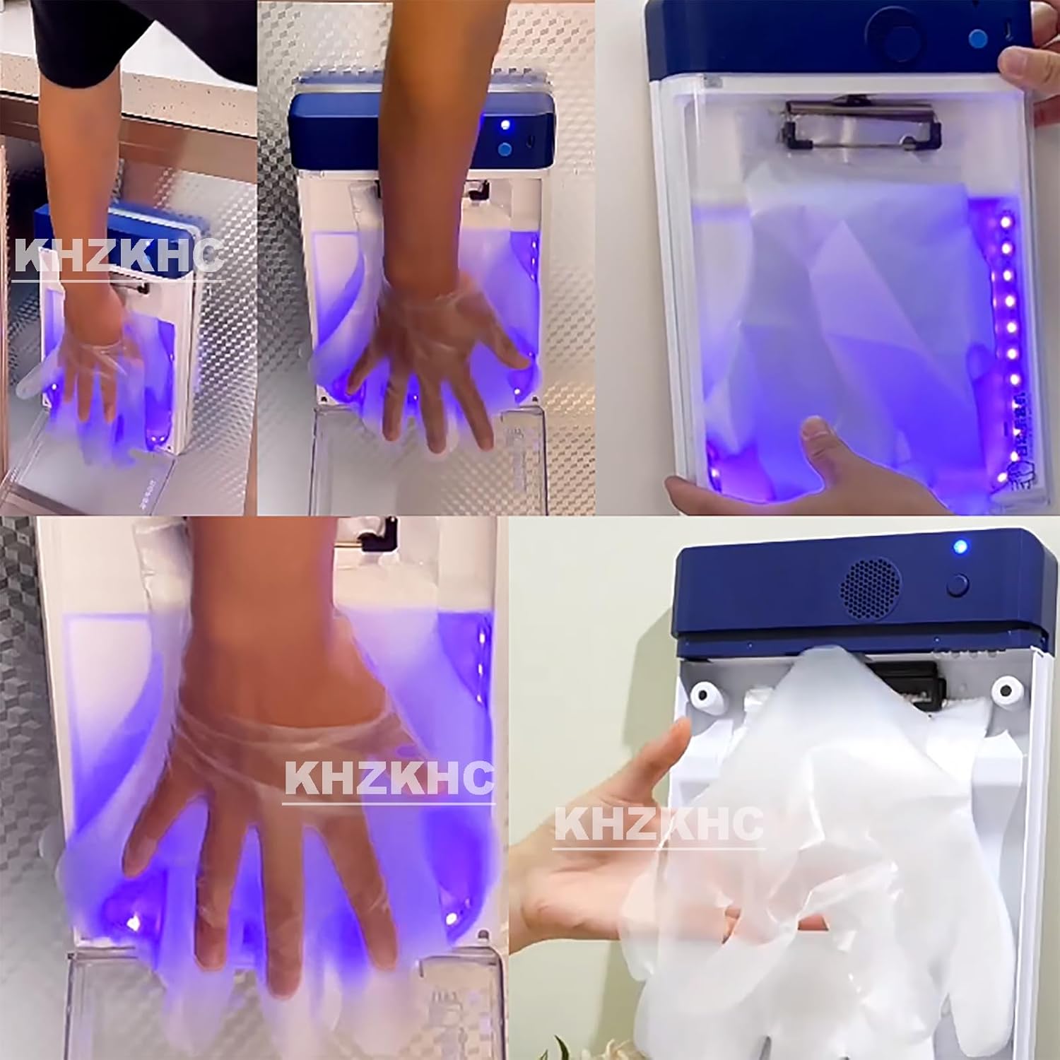 Automatic Glove Machine, Disposable Glove Machine, Automatically Put Gloves 3s, Hanging, Convenient Replacement, Efficient and Fast, for Kitchens, Restaurants