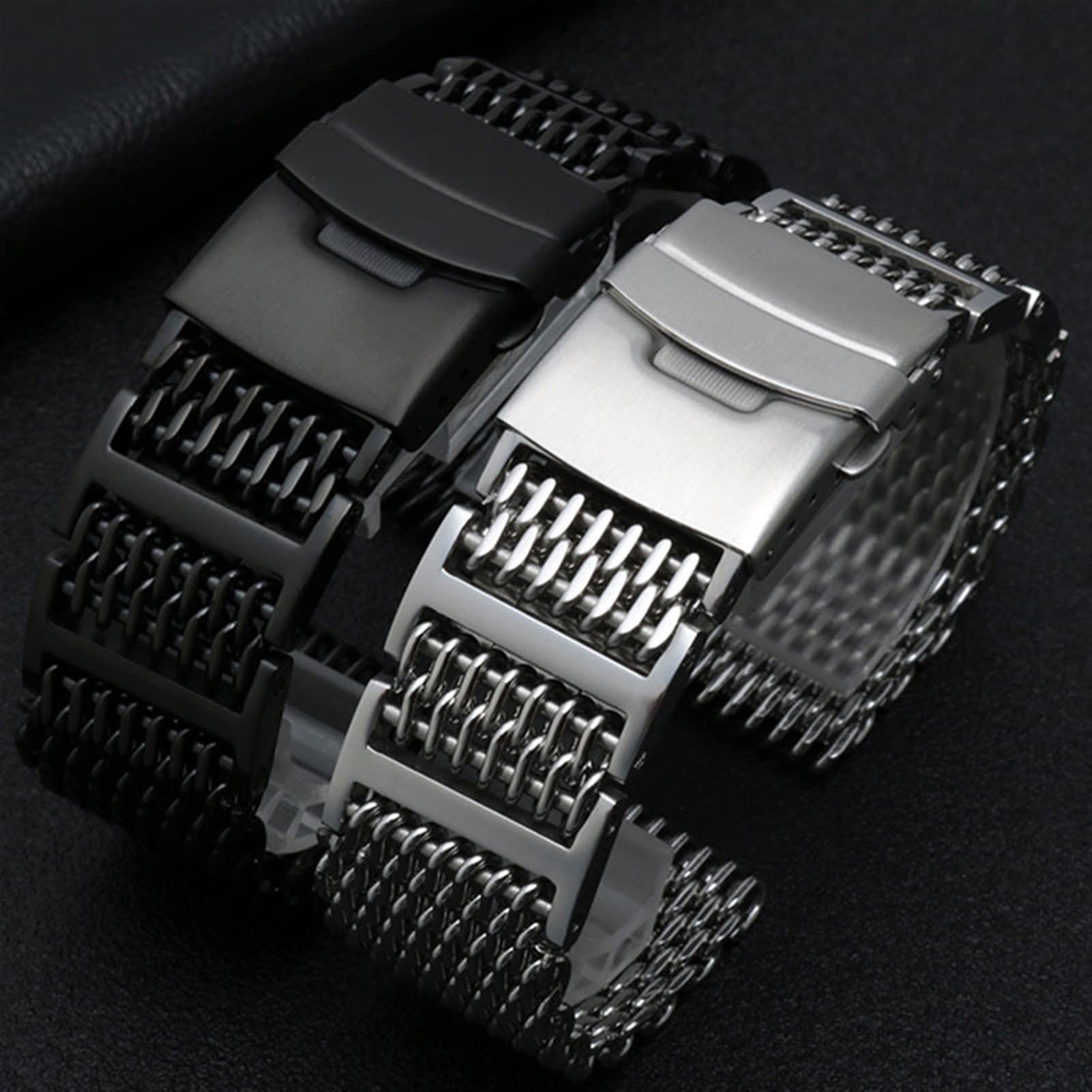Do iwc pasek do zegarka siatka pasek do zegarka ze stali nierdzewnej 20 mm 22 mm 316L bransoletka ze stali nierdzewnej do omage opaska na nadgarstek metalowy pasek mediolański