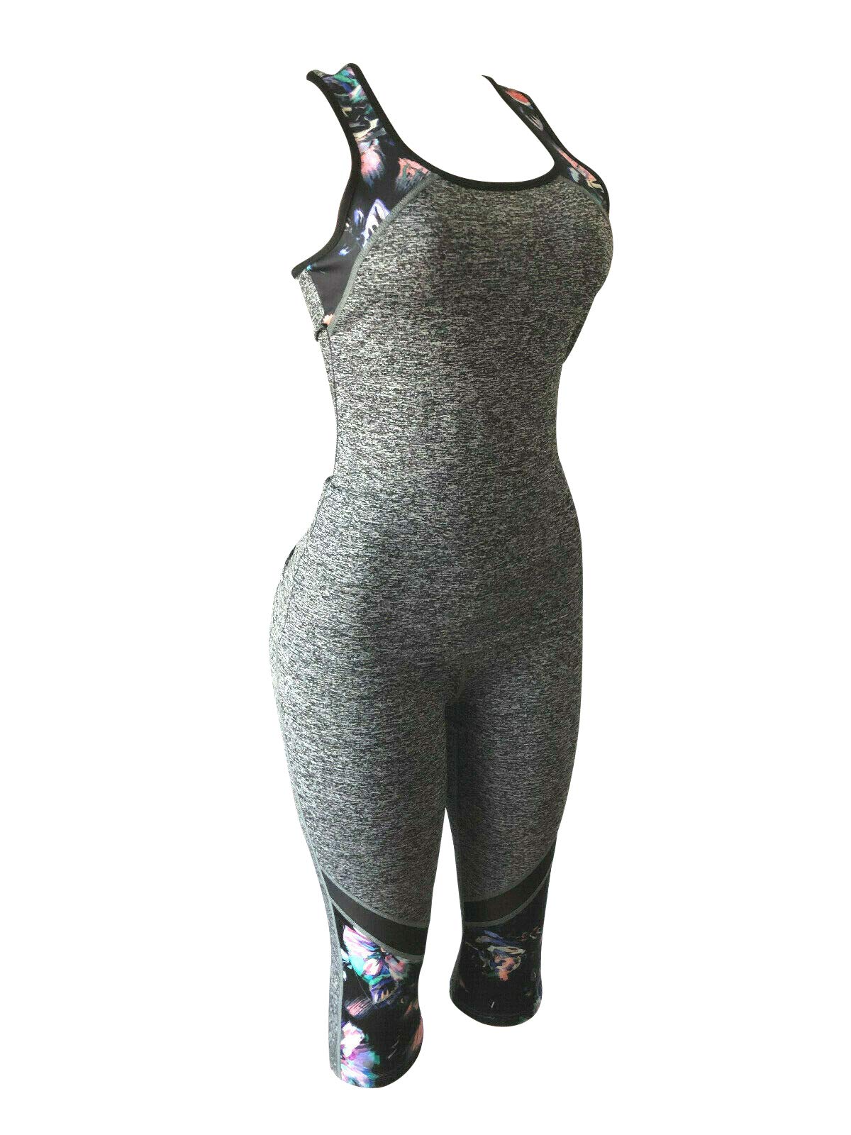 Women Gym Yoga Workout Activewear Set 2 Pieces Top Leggings Set Sportswear