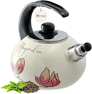 Vintage Blumen Teekanne 1000ml - Isolierte Thermoskanne Mit Teesieb Aus Edelstahl