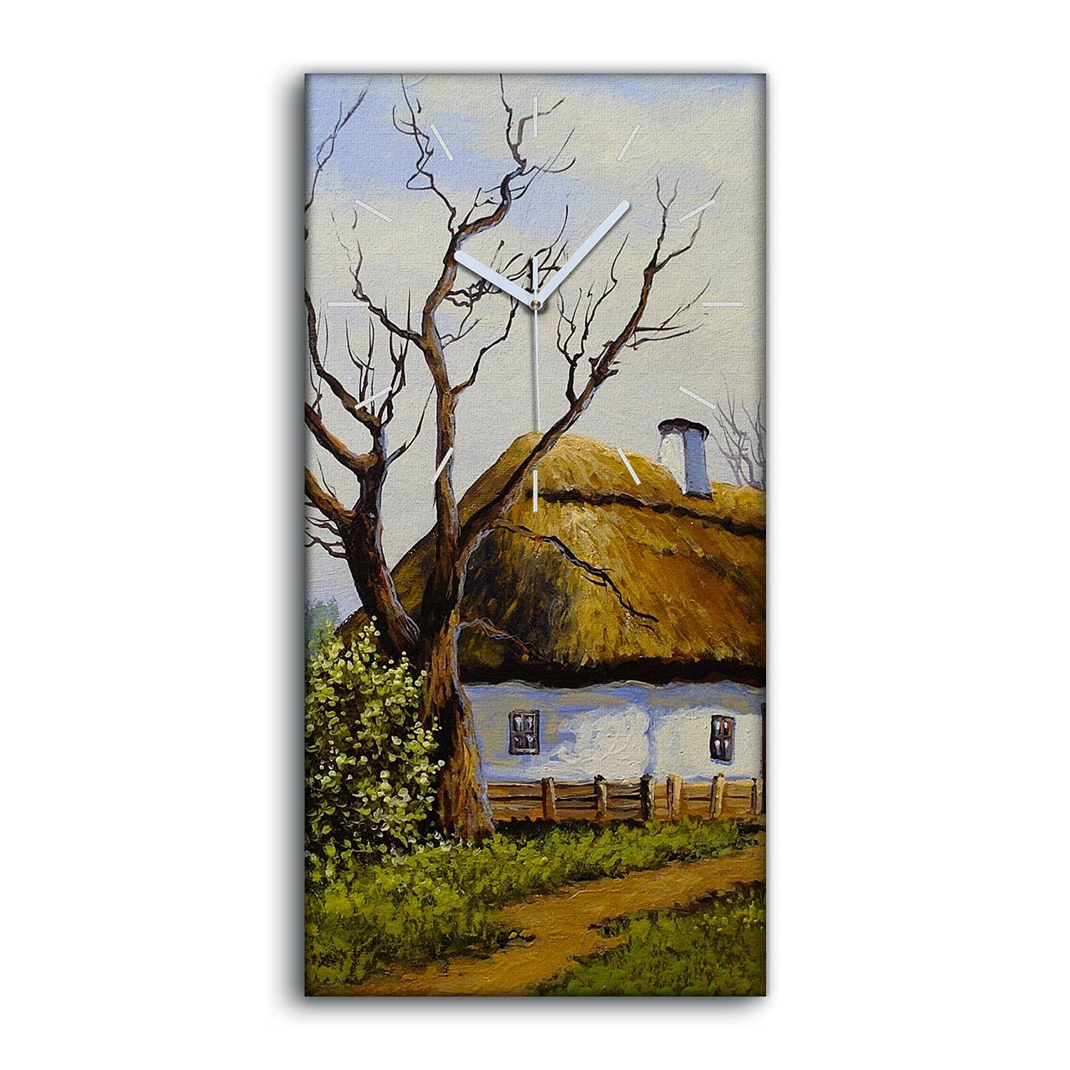 Horloge sur Toile Art Moderne haut de gamme motif paysage de campagne