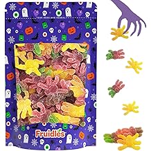 Fruidles Halloween Hair Spiders Gummies, Fun And Festive Holiday Snacking (Half-Pound Bag)