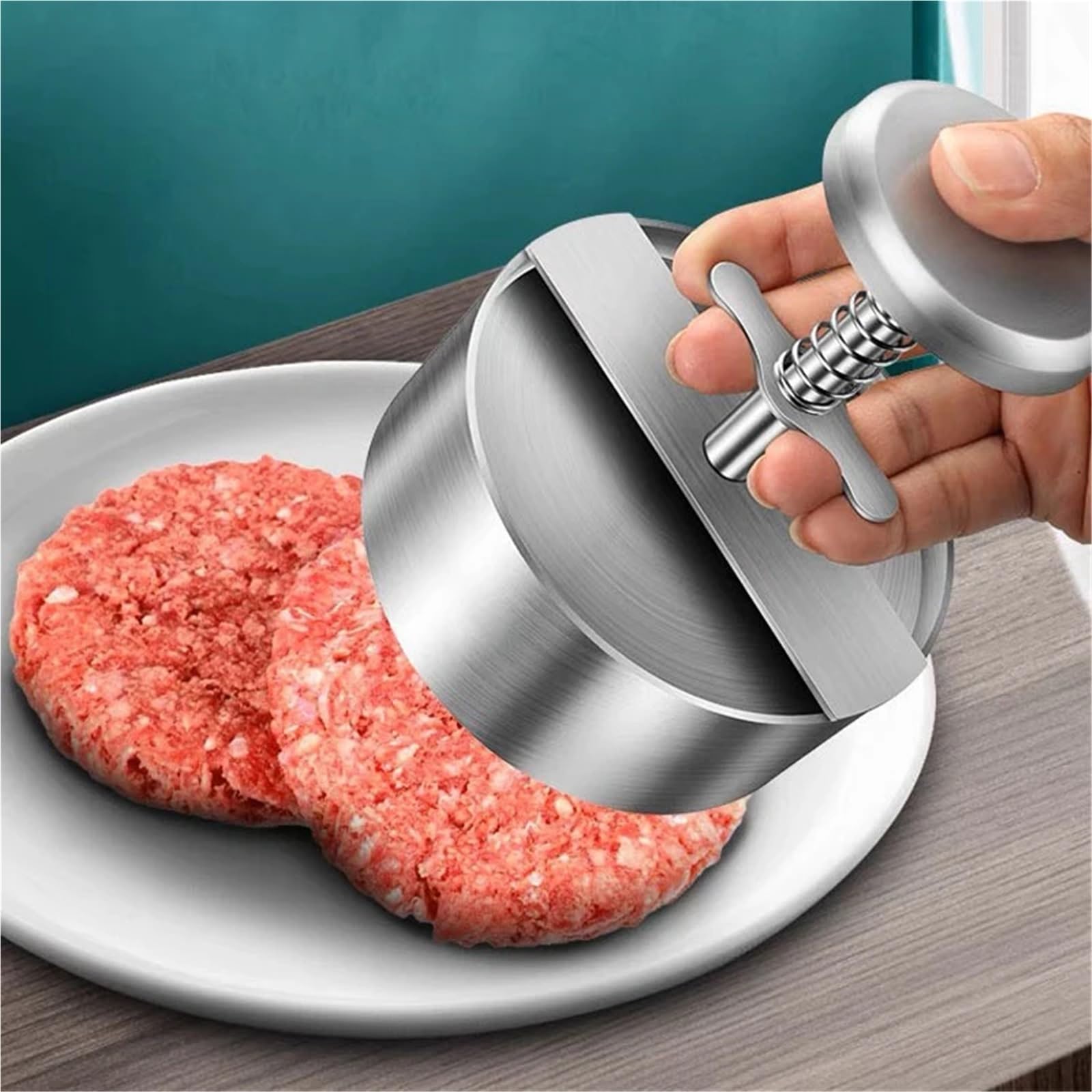 Hamburger Press Machine Stampo for Hamburger in Acciaio Inox 304, Stampo for(11cm)