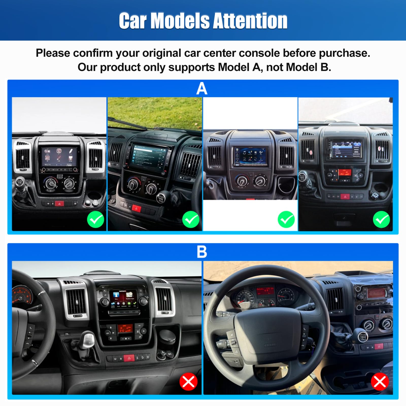 OiLiehu Autoradio Android 13 Per Fiat Ducato 3 / Peugeot Boxer 2 / Citroen Jumper 2 (2011-2022) - 9 Pollici, 4+64GB, CarPlay Wireless, GPS, DAB+