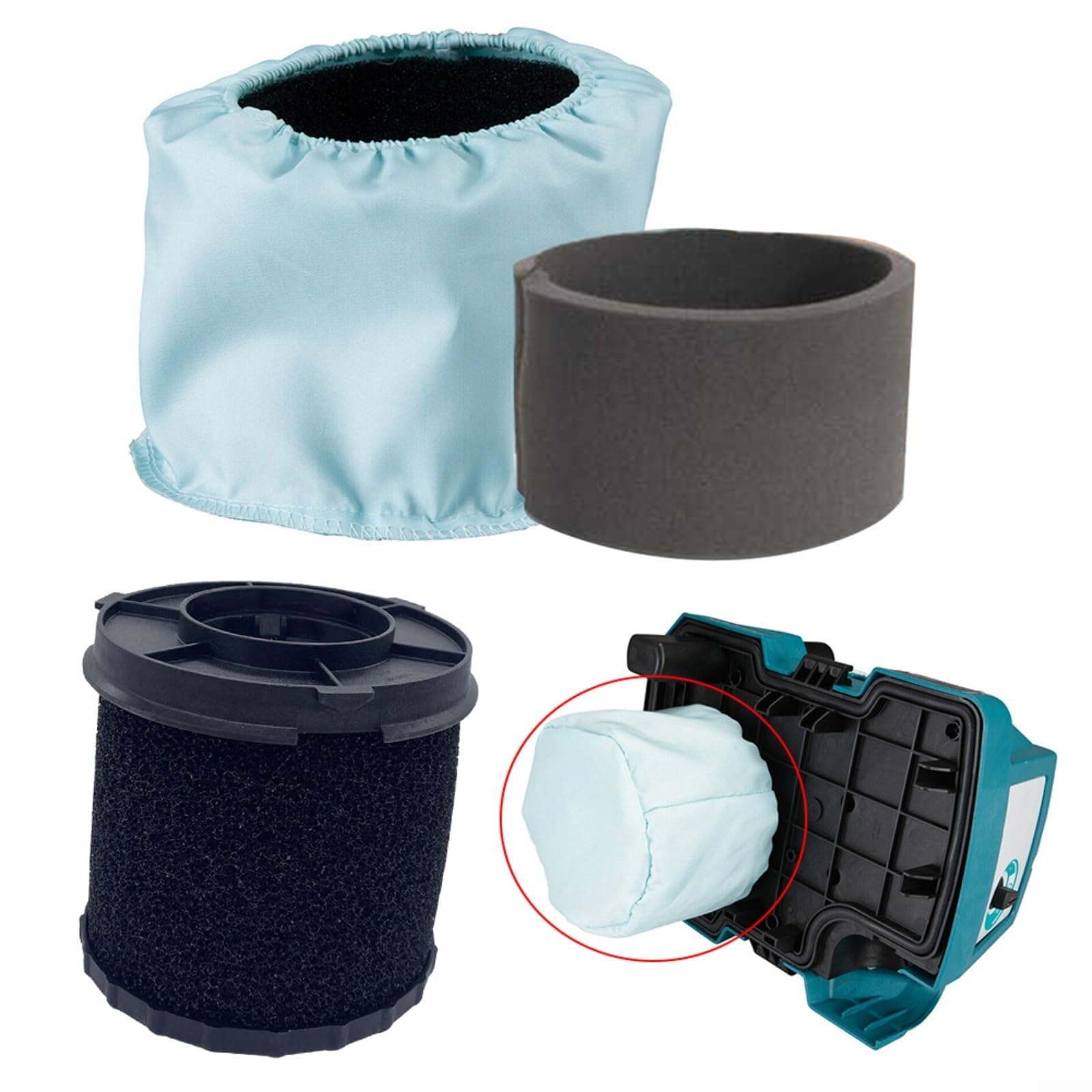 Set di filtri di ricambio per aspirapolvere cordless DVC750L