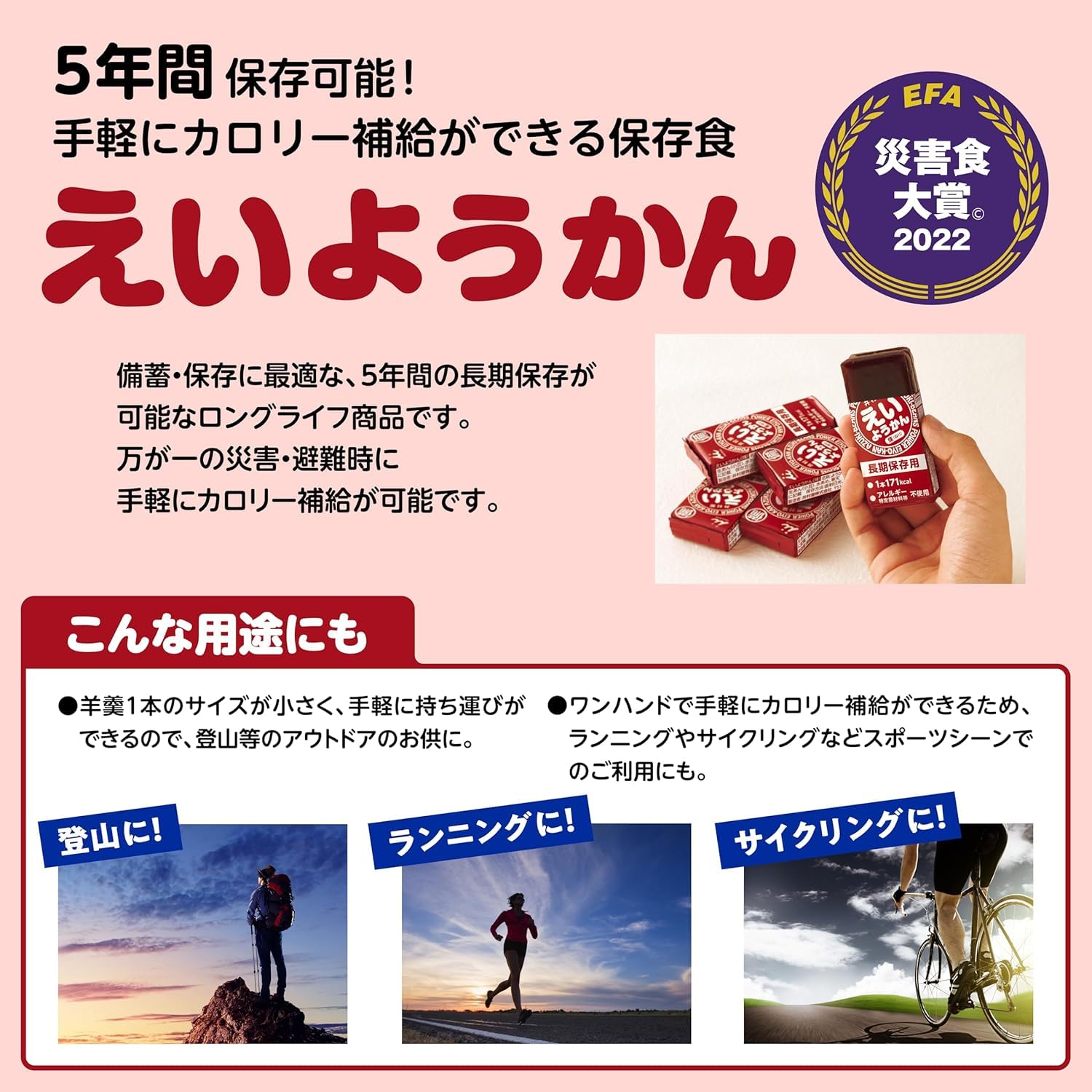 Amazon.co.jp: 井村屋 えいようかん アソートパック 2種 計4箱入【長期