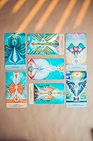 Vista 4 de Consejos de los arcángeles Oráculo de 57 cartas con libro guía. Por Andrea Roa