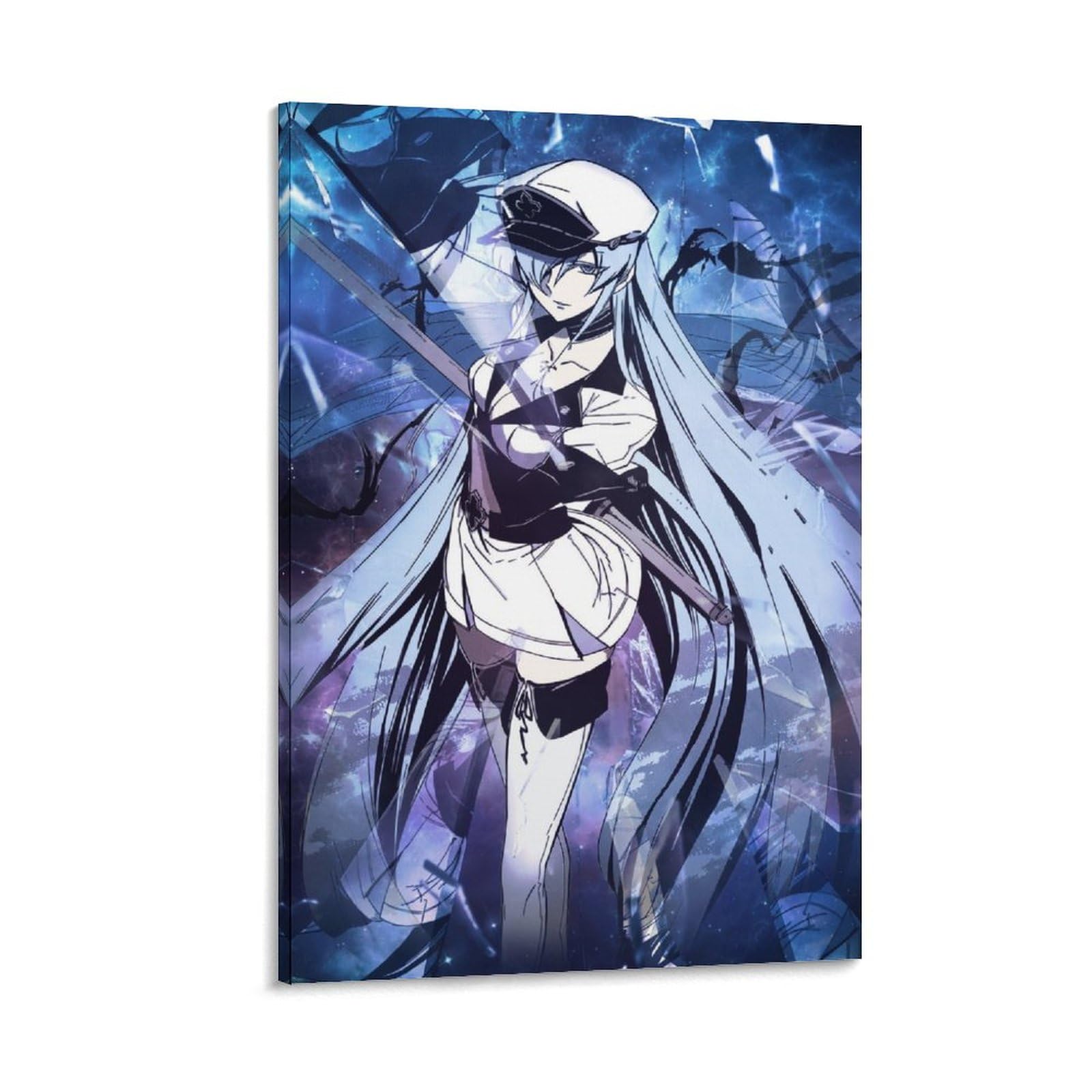 Amazon.co.jp: アカメが斬る エスデス アニメアート HD ポスター 壁画
