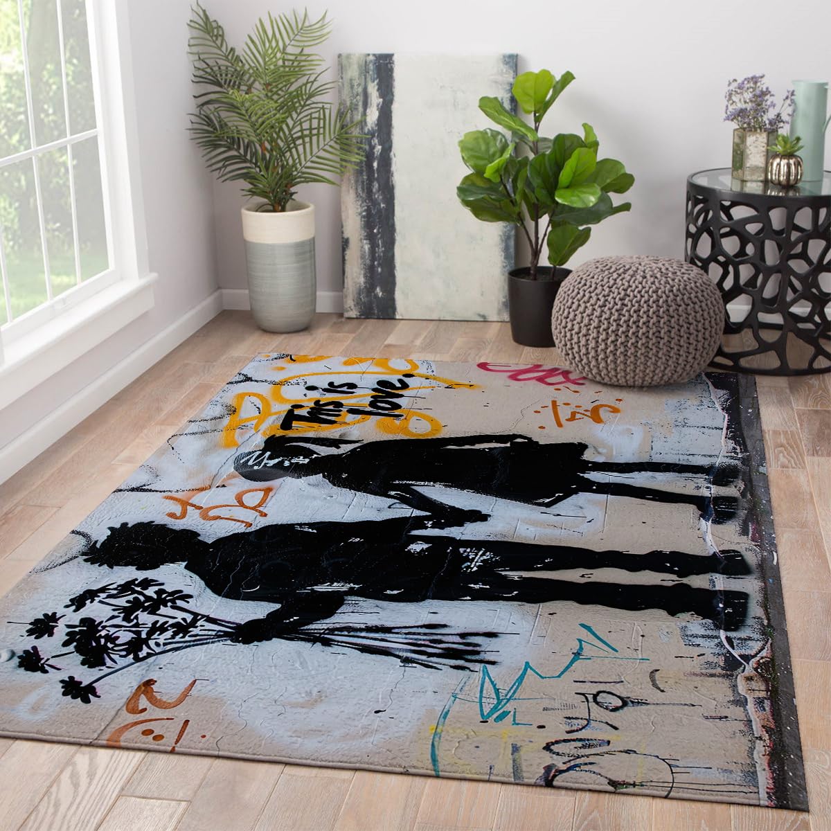 Tapis anti-mule lavable à poil court fini les sols tristes et les tapis qui glissent