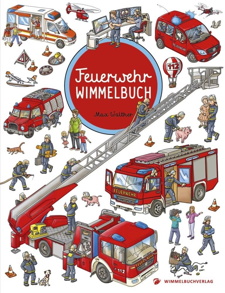 Wimmelstadt Feuerwehr Wimmelbuch Das große Bilderbuch ab 2 Jahre