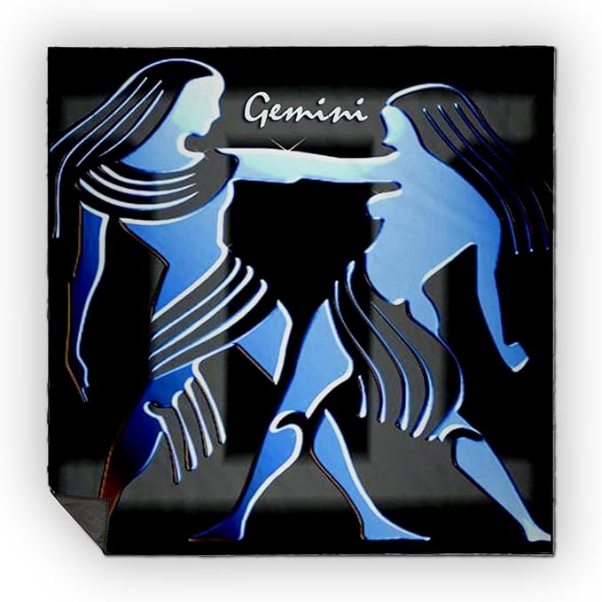 3dRose Gemini Zodiac Sign Picnic Blanket