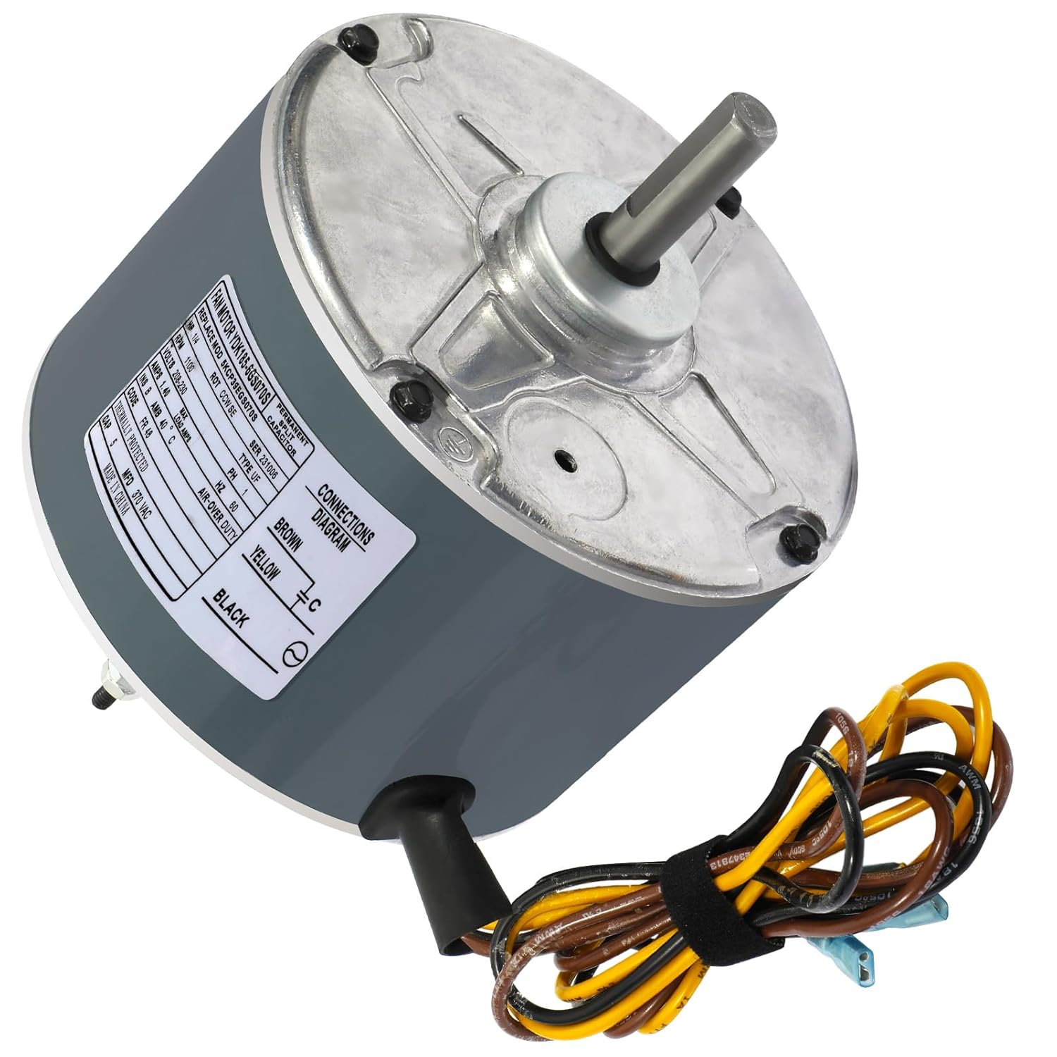 TEPU 5KCP39EGS070S Condenser Fan Motor 1/4 HP, 1100 RPM