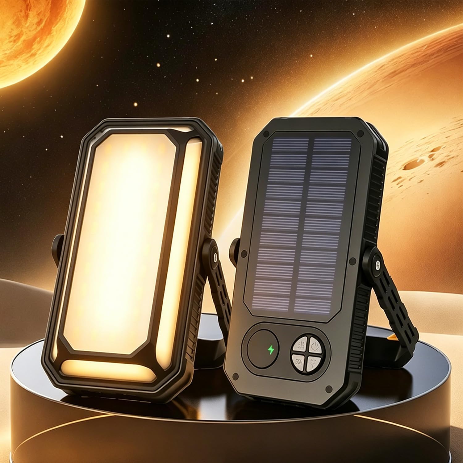 LED Camping Lantern Rechargeable, 10000mAh, 1200LM Super Bright, 12 Modes up to 100Hrs, IPX4 Waterproof, Solar LED Light for Camping, Emergency, Hiking and Power Outages