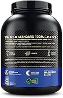 Vista 9 de Optimum Nutrition Gold Standard 100% Micellar Casein Protein Powder, Slow Digesting, Helps Keep You Full, Overnight Muscle Recovery, Chocolate