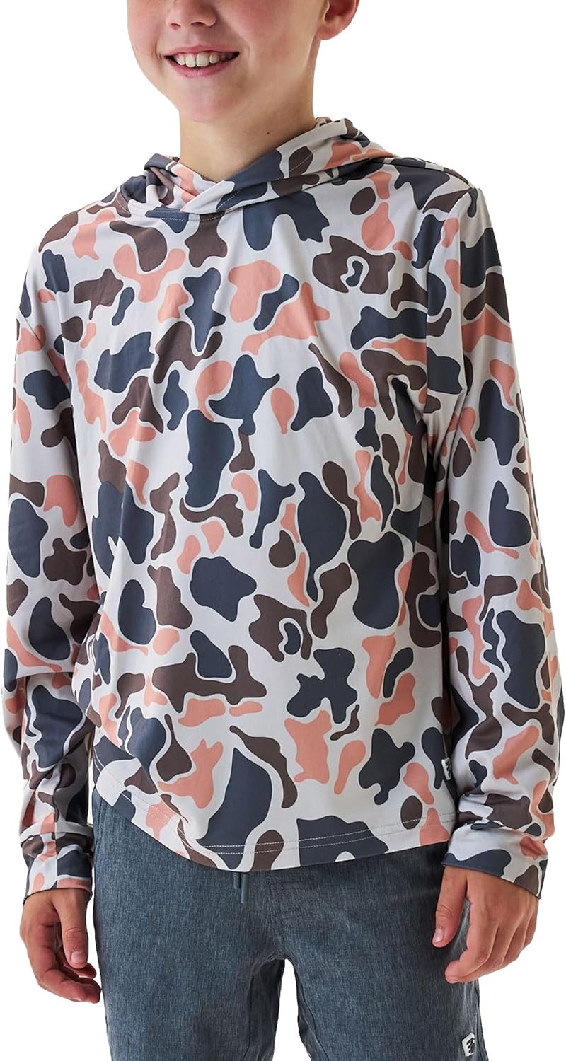 Burlebo Youth Performance Hoodie – Lightweight Long Sleeve Pullover with Hood