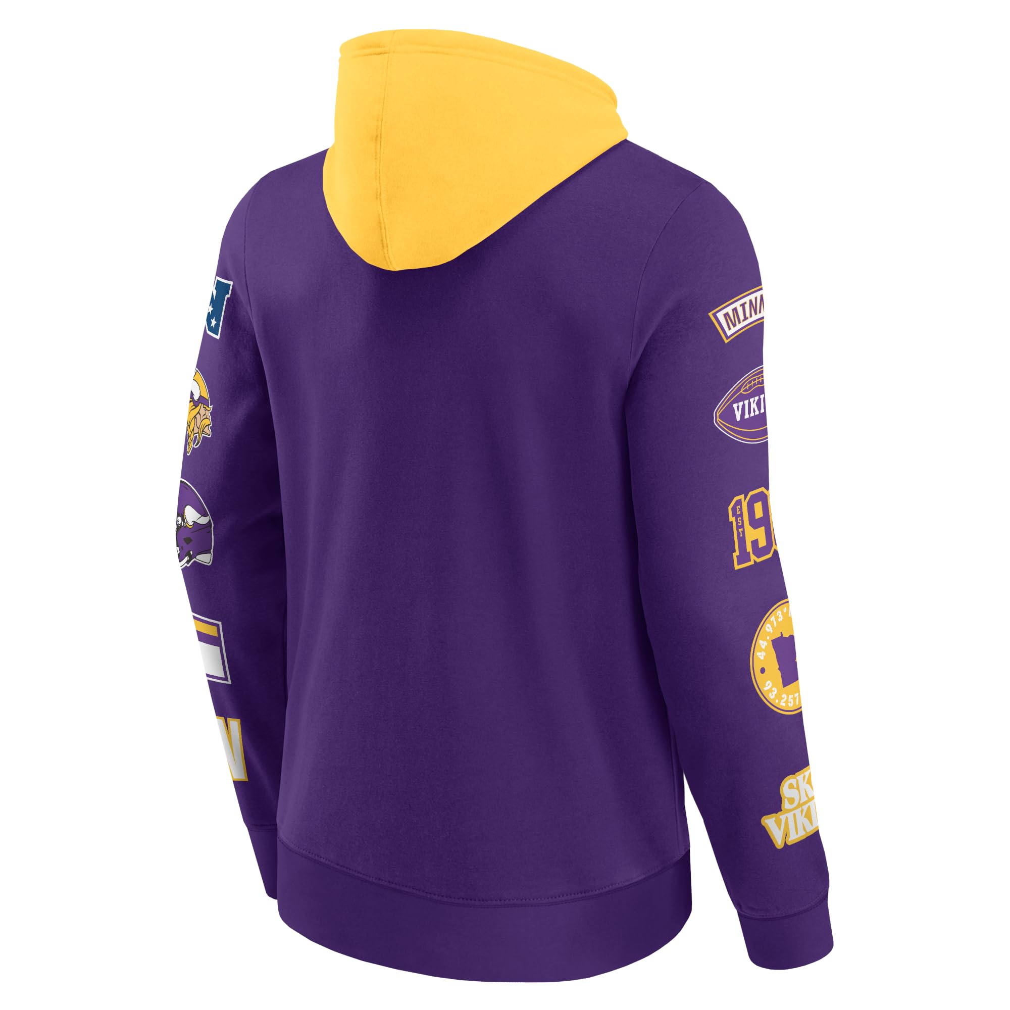 Fanatics Minnesota Vikings NFL Sleeve Prints Hoody