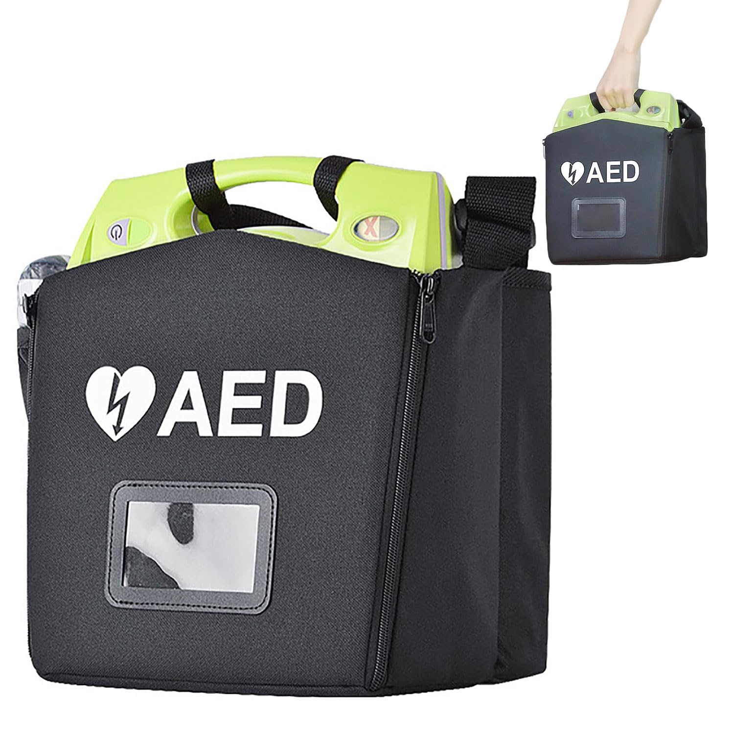 Sac de rangement AED portable léger tissu Oxford imperméable