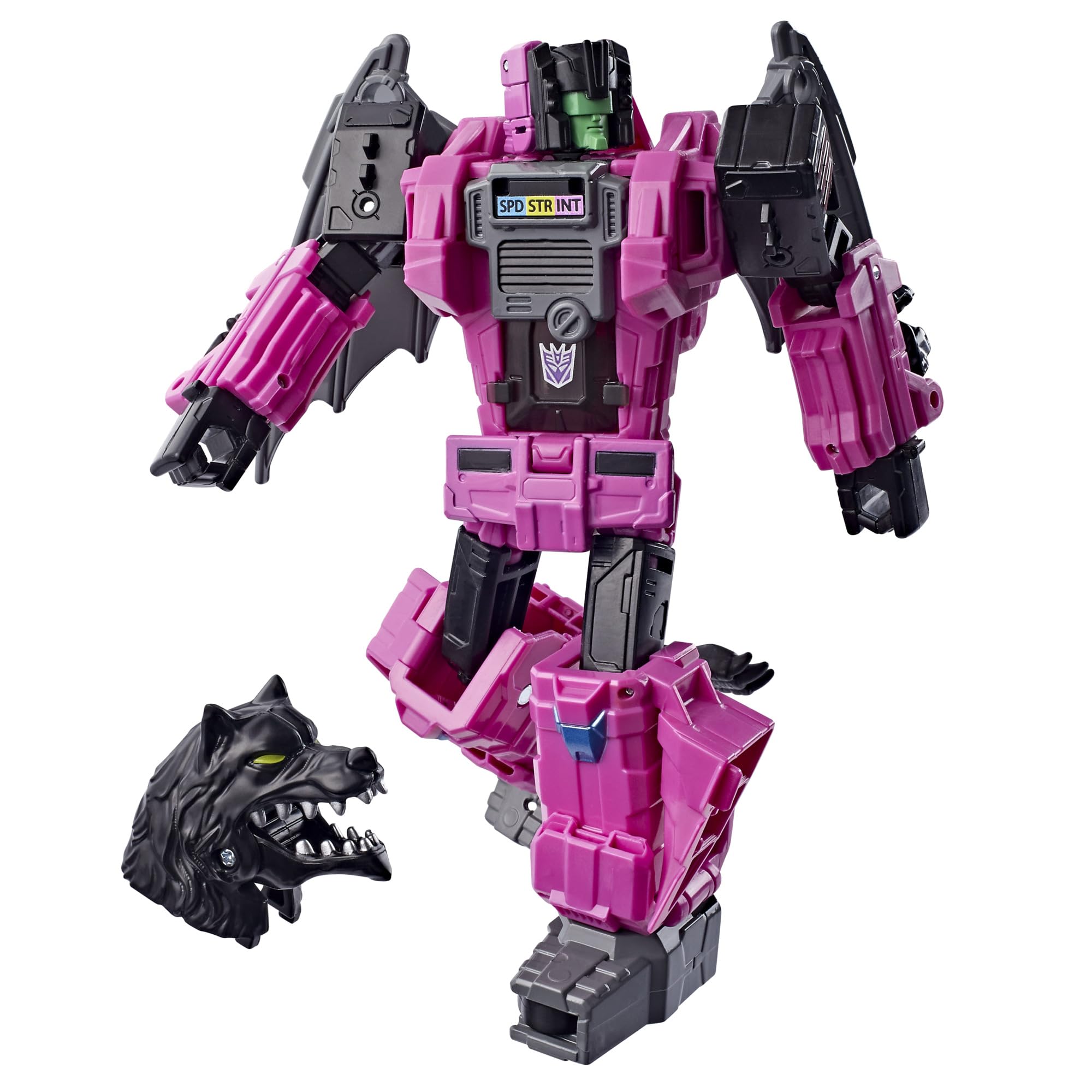 Transformers Age of The Primes, Fangry Clase de Lujo, Figura de acción Convertible de 13 cm, Juguetes Robots, A Partir de 8 años