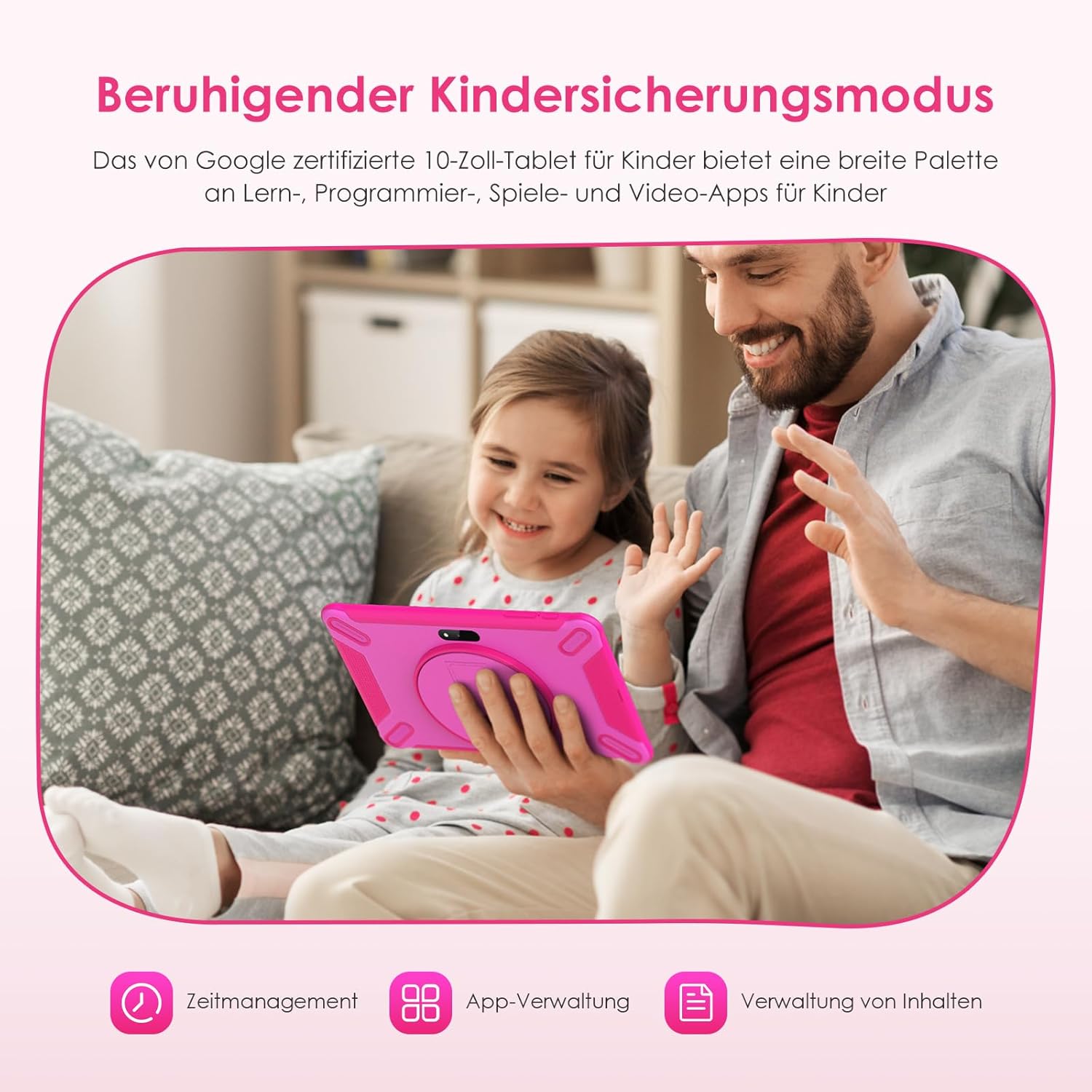 FASTWD Kids Tablet parental control features