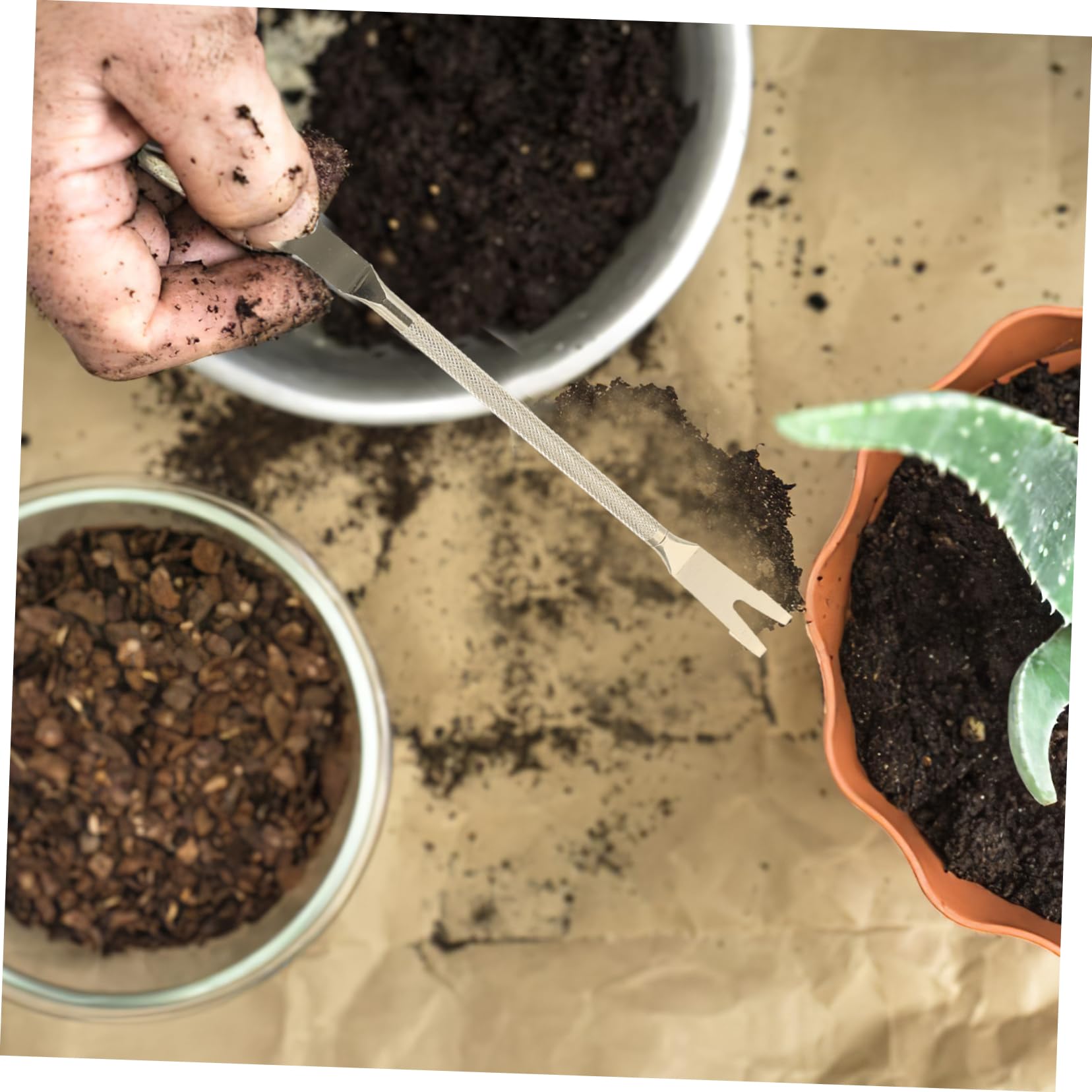 Toddmomy 3 Rastrillos De Mano De para Herramientas De Jardín Rastrillo para Bonsáis Pinzas De Jardinería Herramienta para Bonsáis Herramienta para Macetas Rastrillo De