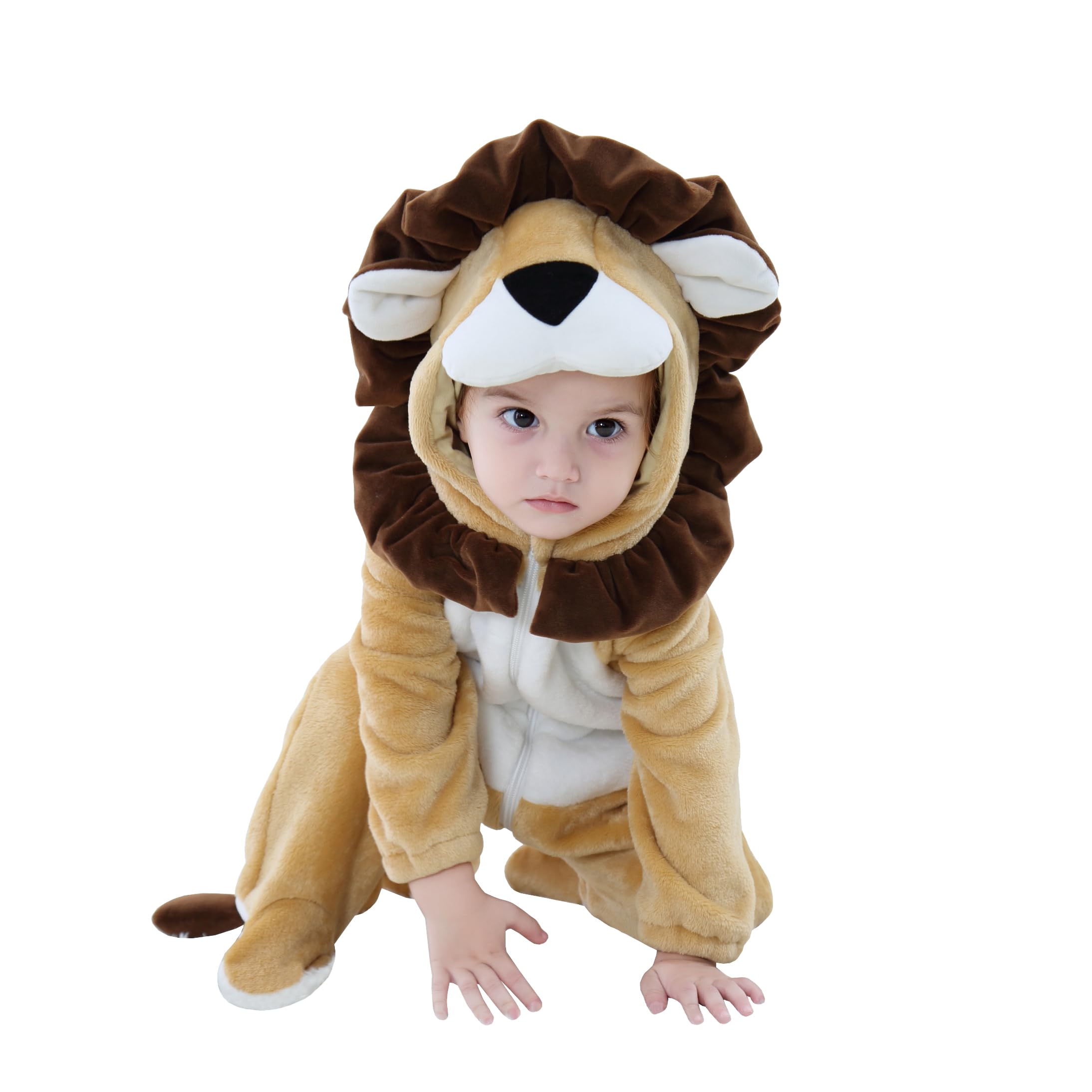TONWHAR Kid's And Toddler's Animal Halloween Costume Outfit Baby One-Piece Rompers Onesie — view 23