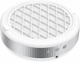 Nail Dust Collector, 7.8in Vacuum Area & 4 Speed Powerful Dust Collector Nail Tech with Reusable Filter, Nail Vacuum Fan Dust Suction Machine for Acrylic Gel Nail Polishing at Home & Slaon