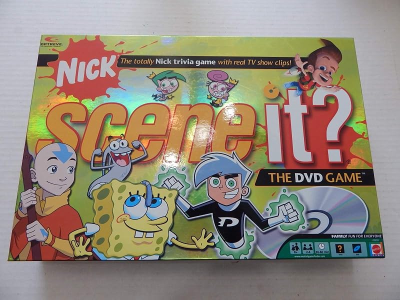 ¿Escena Mattel? Juego de mesa en DVD de Nickelodeon