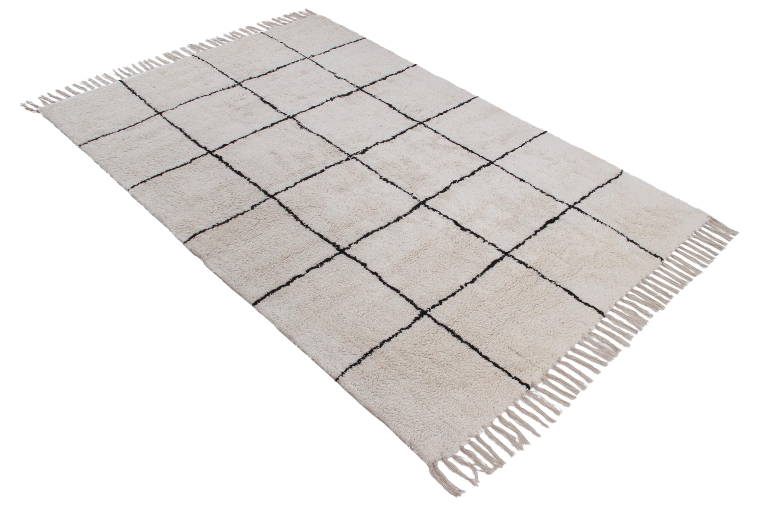 TAPIS BERBERO EN COTON DES.1 200X140